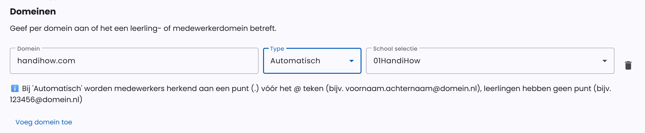 Automatic detection